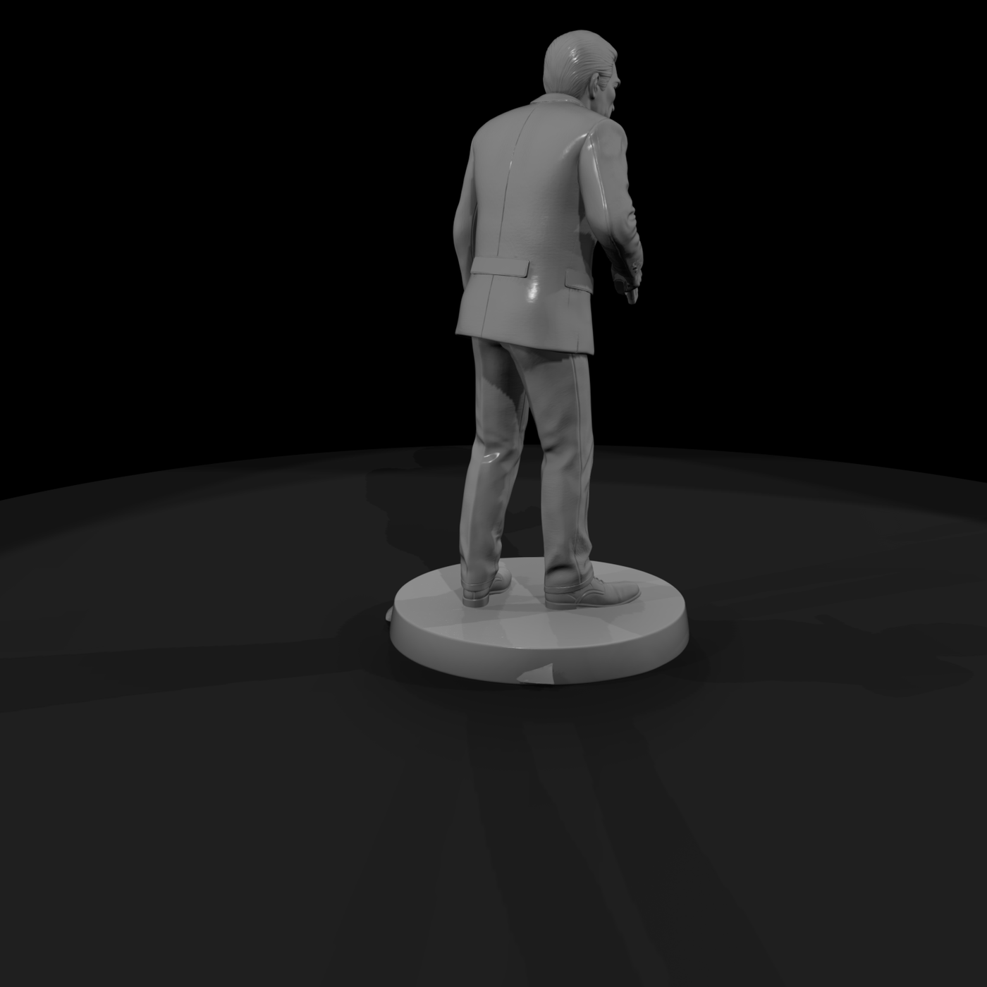 Yakuza Gangster with Pistol