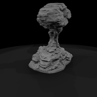 Glowing Crystal Rock Outcrop — thumbnail 4