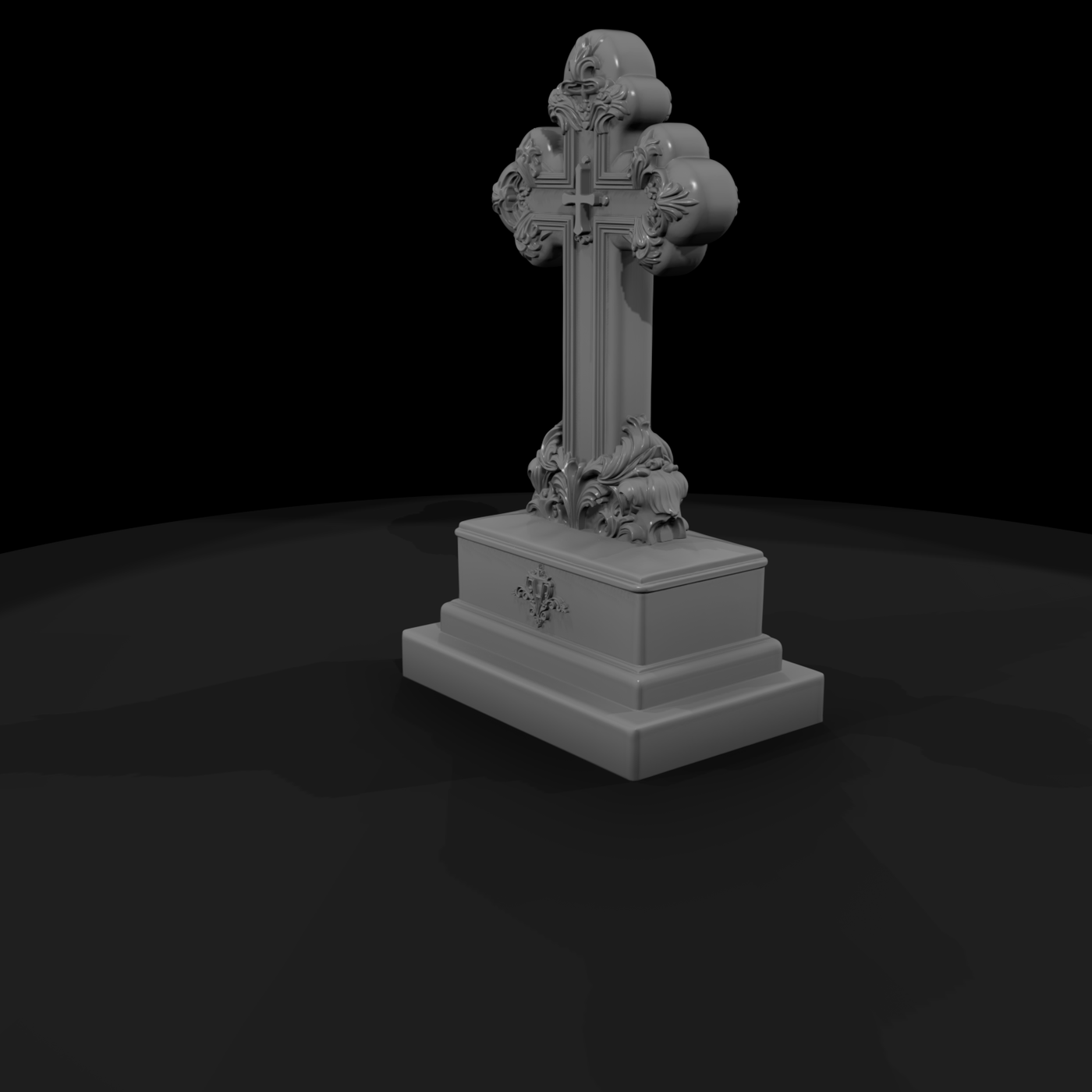20260612 Ornate Carved Stone Cross F7931B99D5