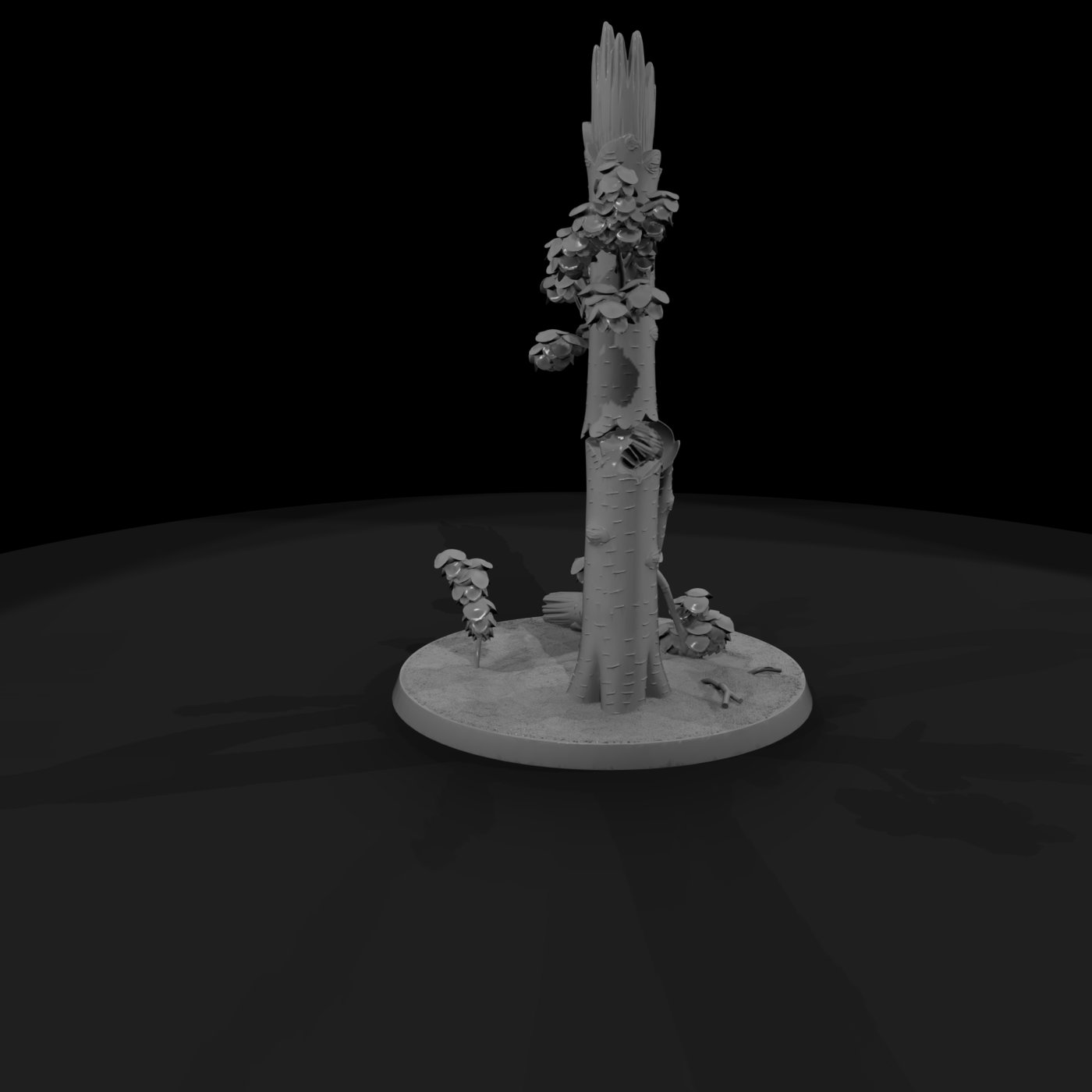 Stylized Broken Tree