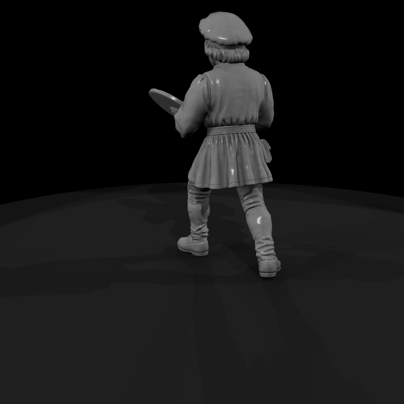 Hist 0220 Renaissance Painter Apprentice Miniature