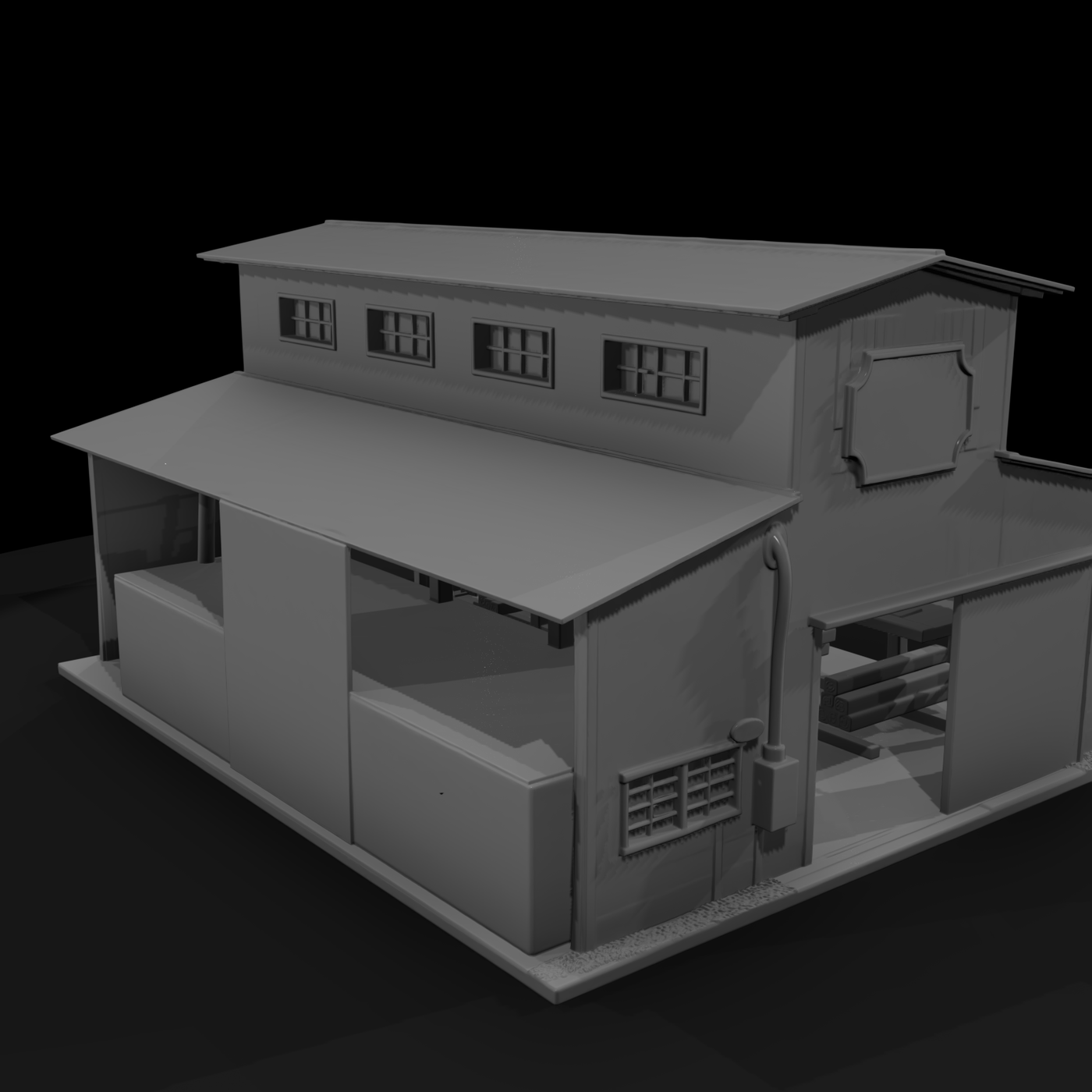 20260612 Two Story Lumber Mill Model 20C6Ca41B4