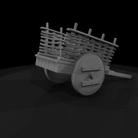 rustic-wicker-hand-cart-diorama-prop-581027 — thumbnail 4