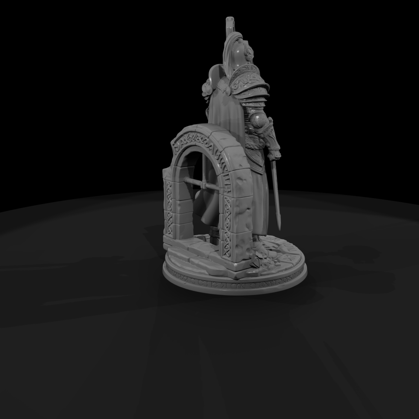 Poparc 0085 Tomb Gate Guardian Alternate Pose
