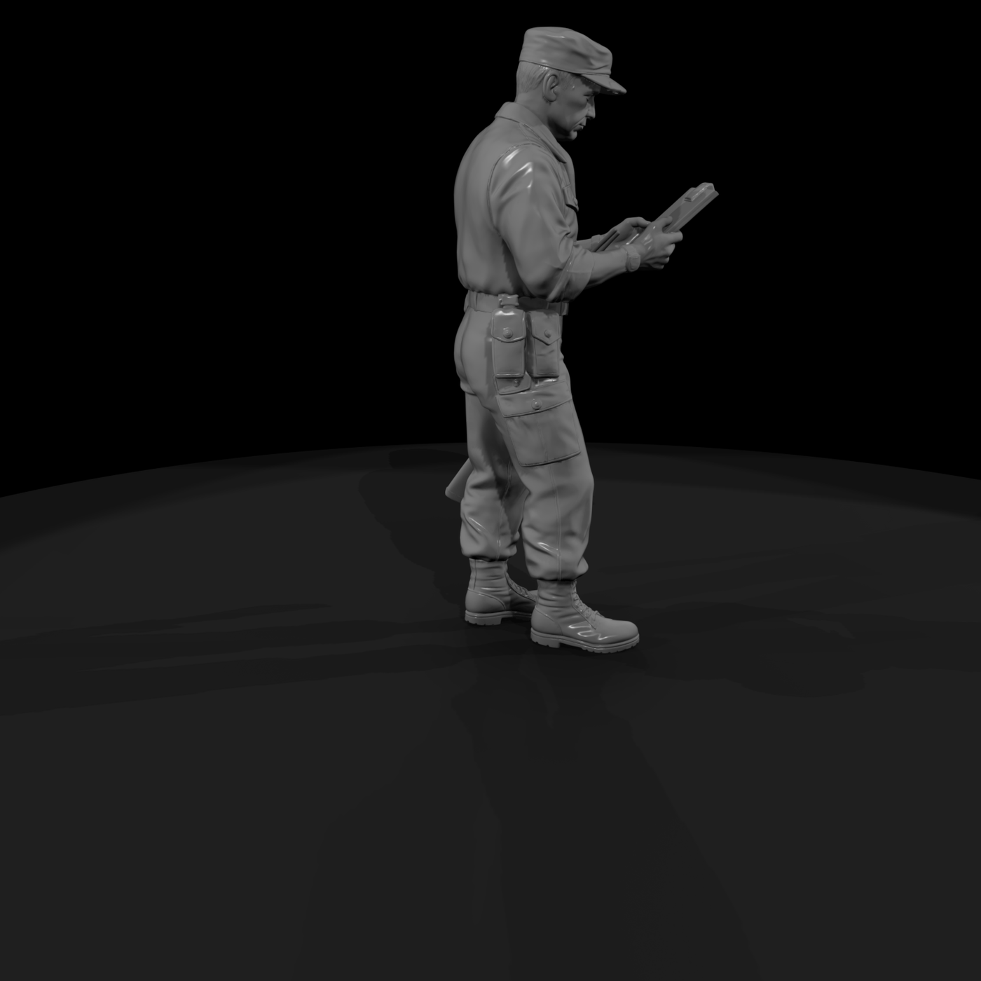 Vn Army 068 Vietnam U S Army Scout Figure