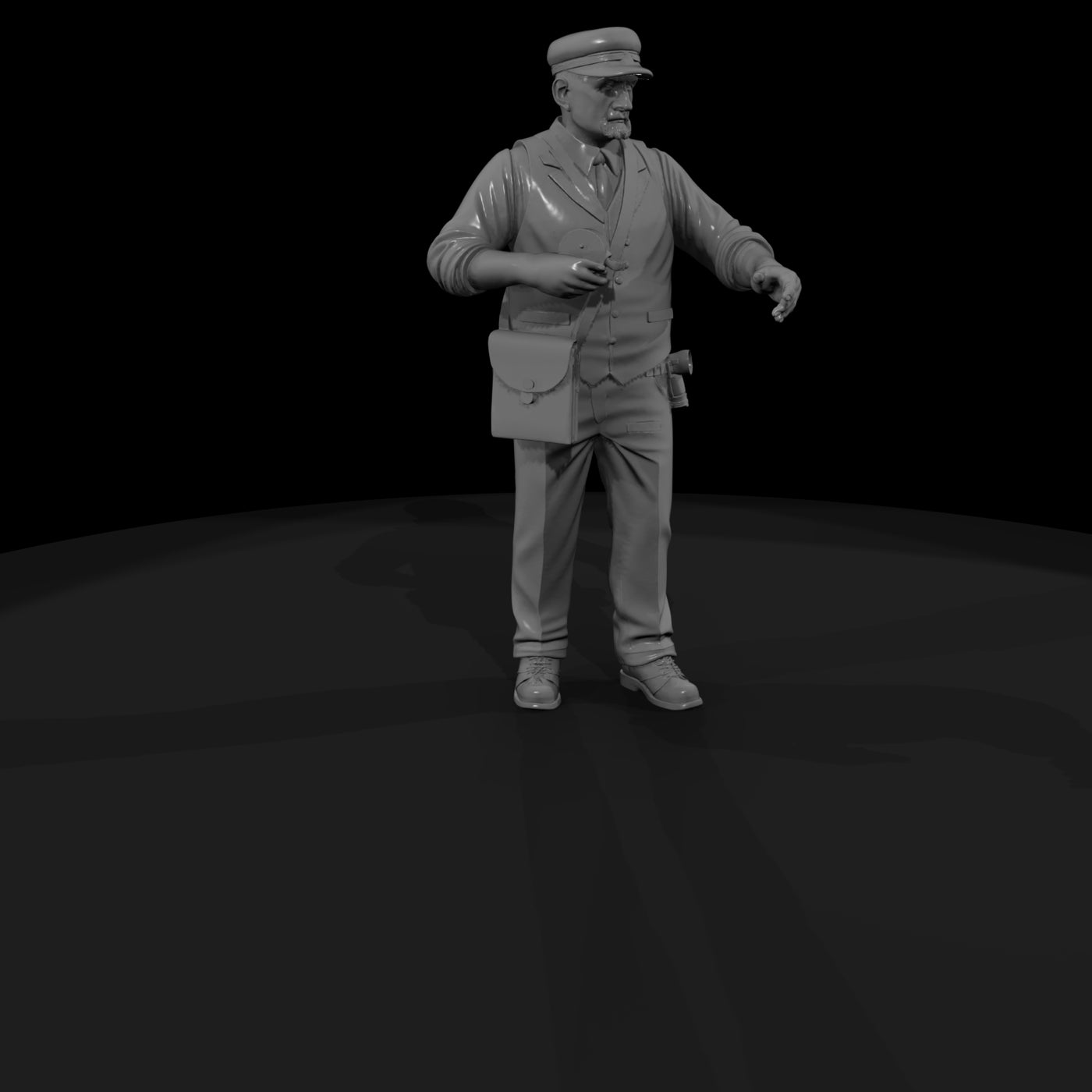 railroad-personnel-platform-ticket-collector