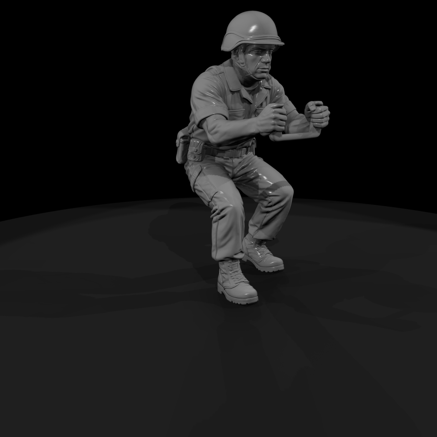Mod Navy 088 Modern U S Navy Naval Gun Crewman Fig
