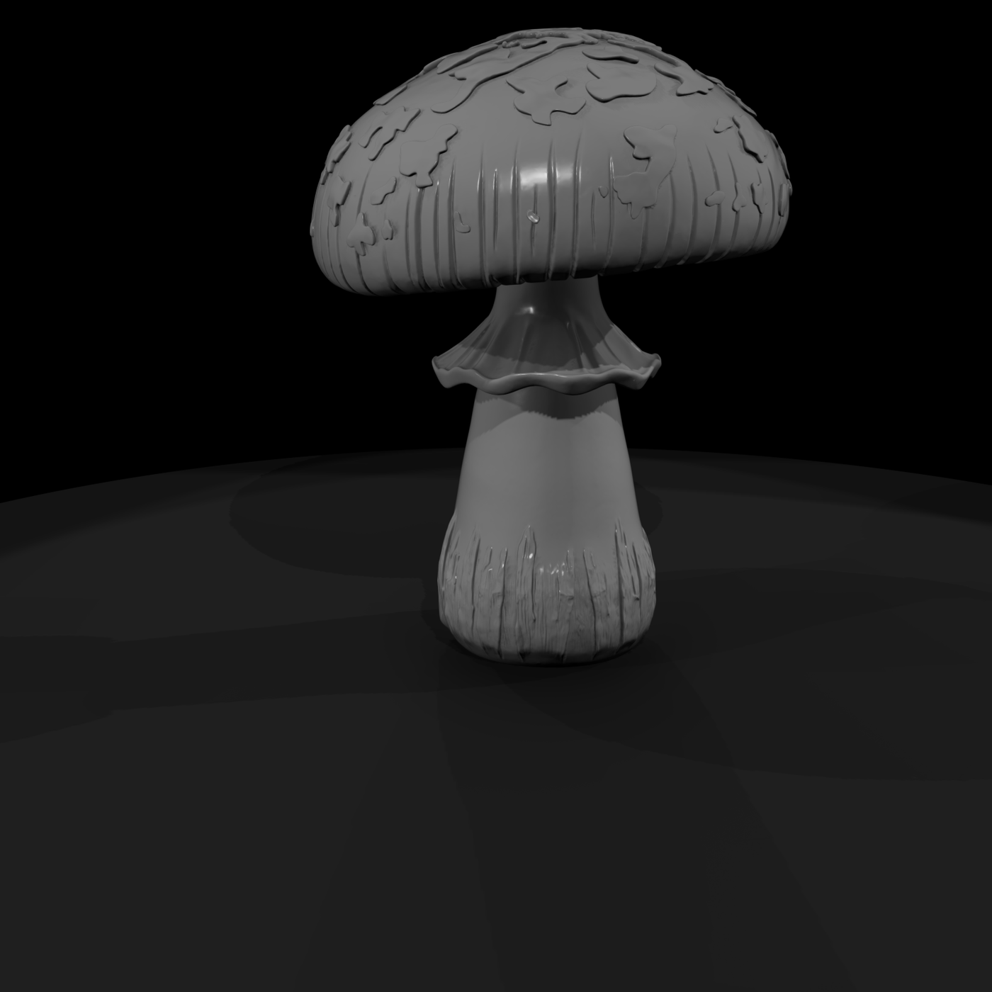 Stylized Fly Agaric Mushroom