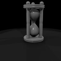 stylized_classic_hourglass_3d_model_6l2vtsk4 — thumbnail 3