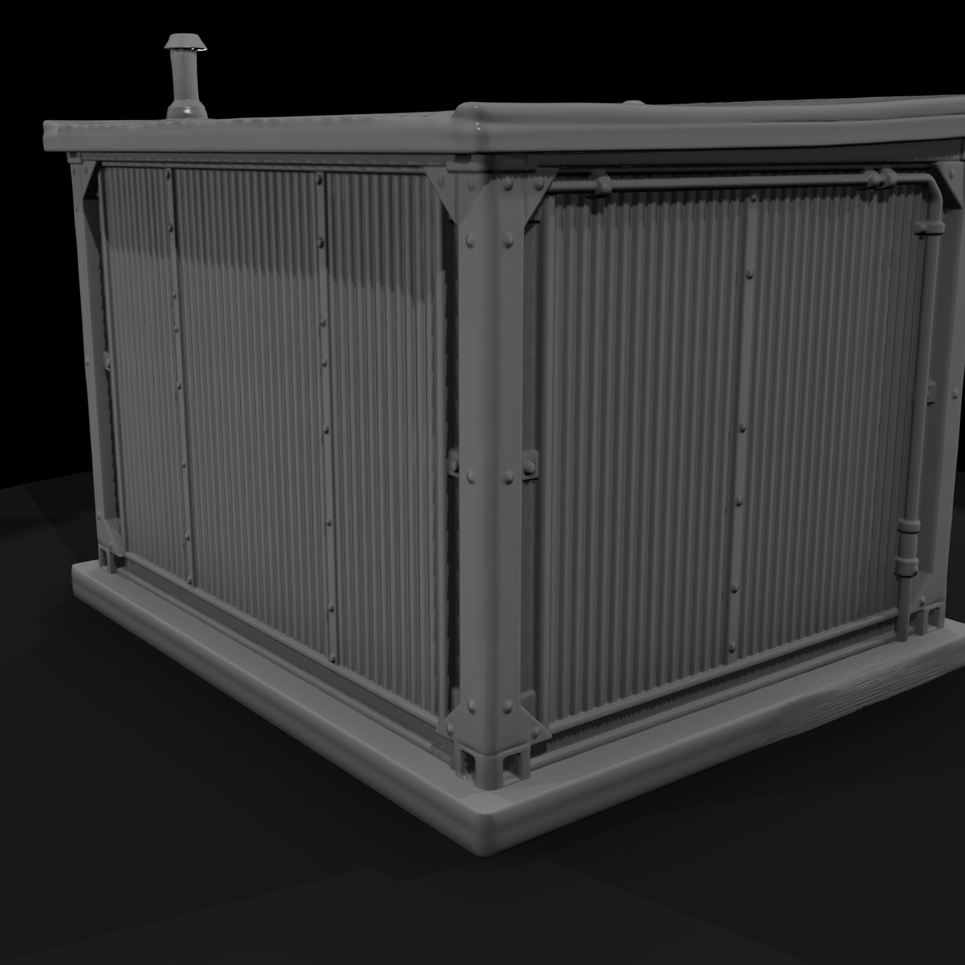 Mil 223 1980S Cold War Guard Shack