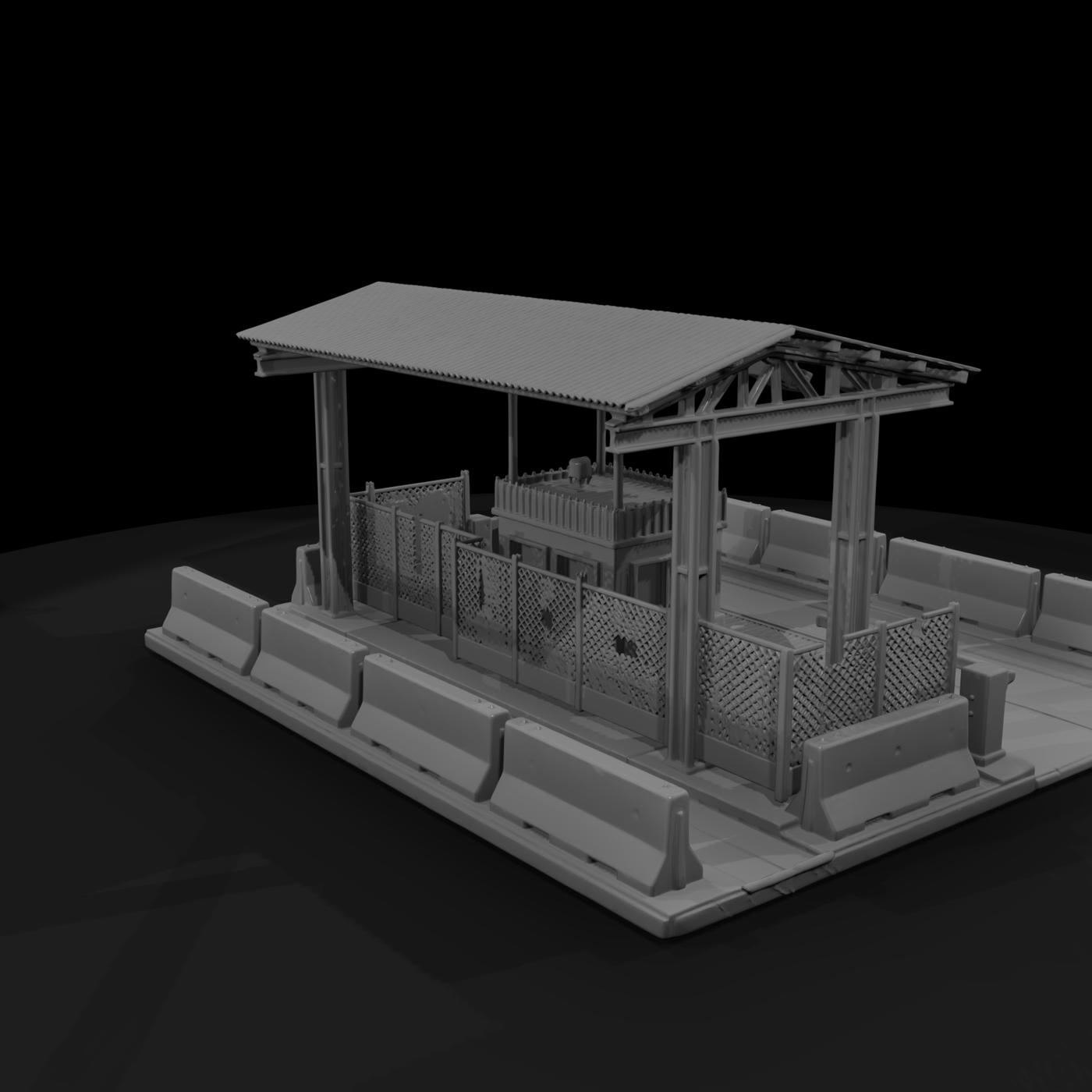 Mil 264 Modern Desert Entry Control Point