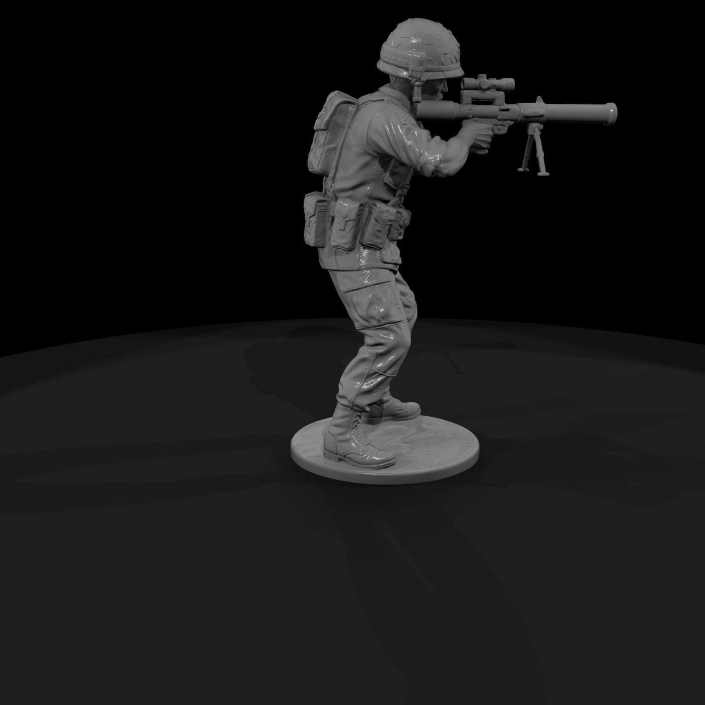 Vnh 023 United States Army Recoilless Rifle Gunner