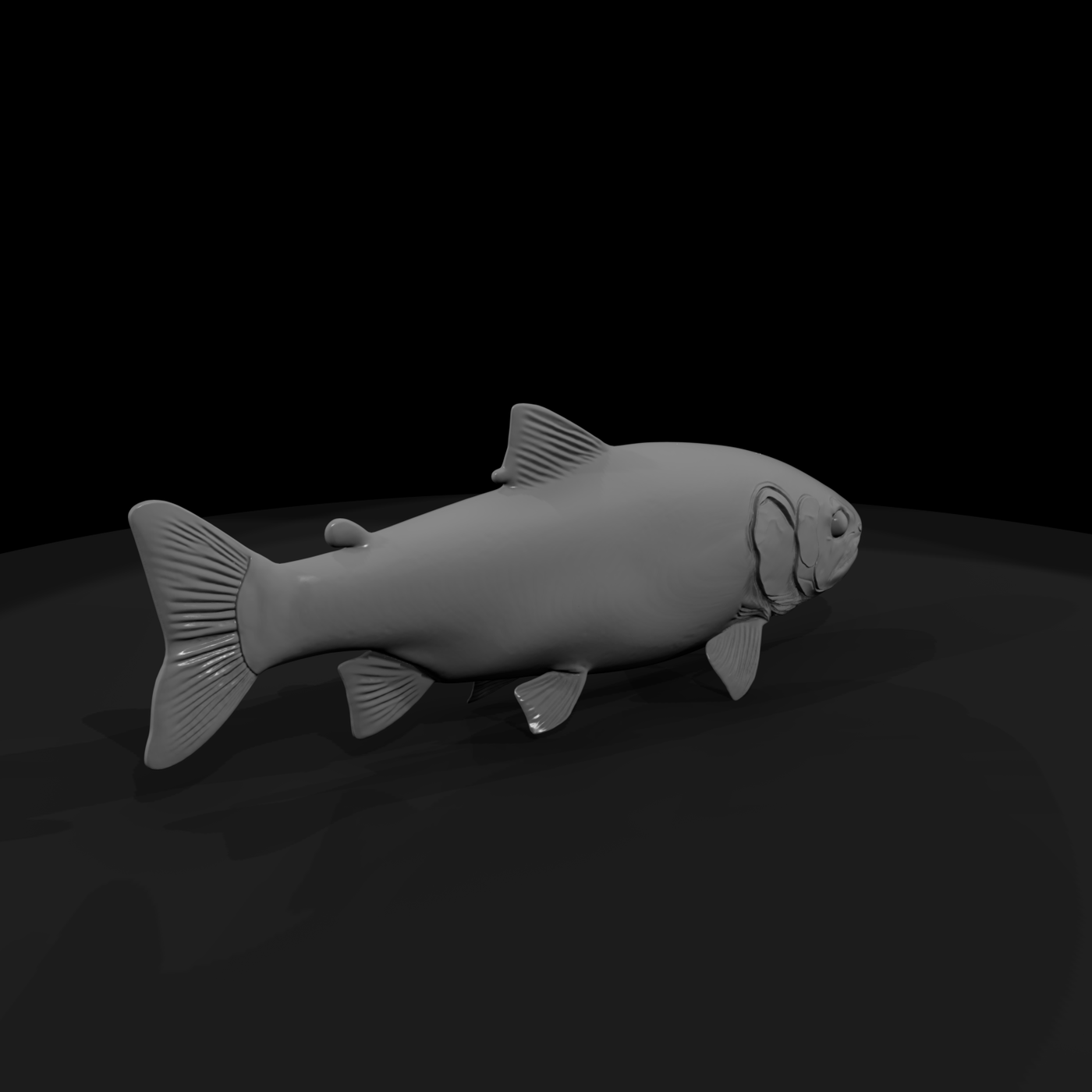Realistic Sculpted Salmon