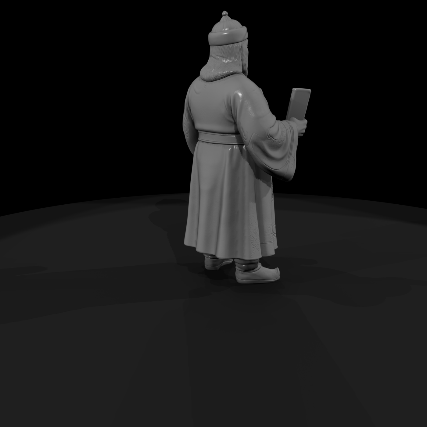 Hist 0083 Historical Kublai Khan Miniature Figure