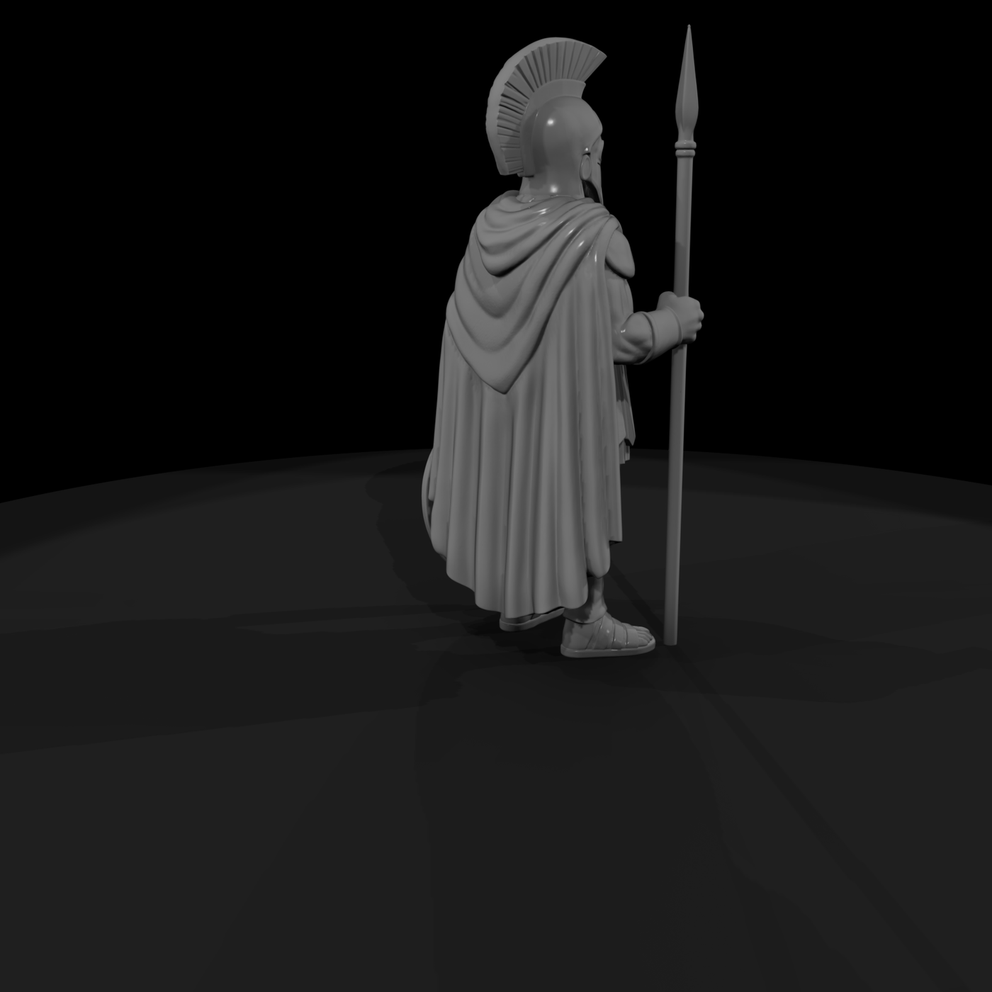 Hist 0017 Historical Leonidas I Miniature Figure