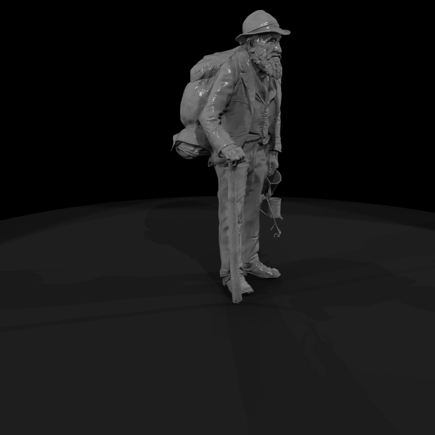 1920-40s-hobos-hobo-with-backpack-stl-model