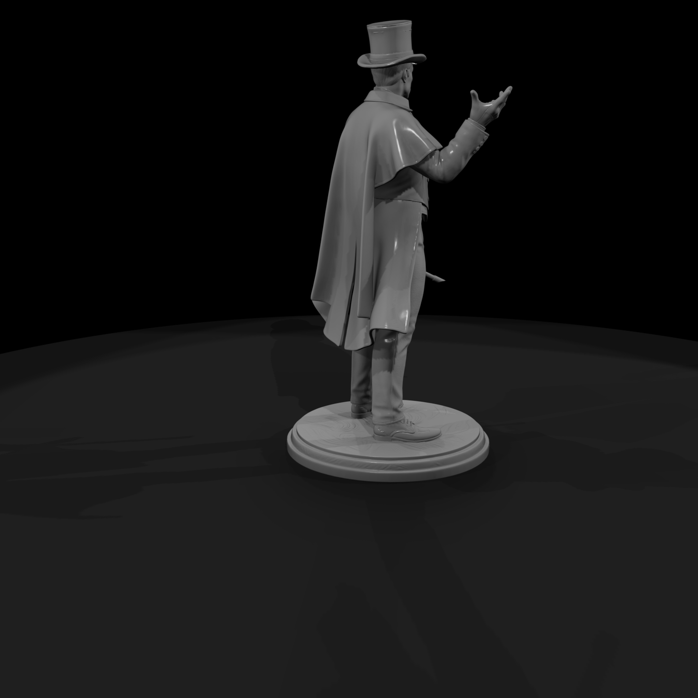 Classic Stage Magician with Wand