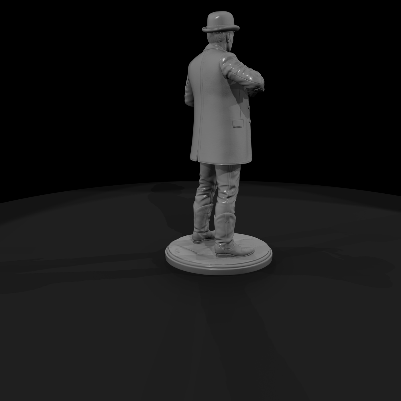 Pinkerton Detective with Revolver
