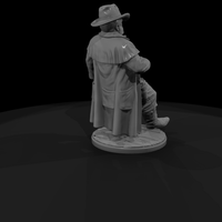 Old West Sheriff Dozing in His Chair — thumbnail 4