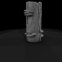 tree-stump-with-shelf-fungi-3d-printable-miniature-terrain-633026 — thumbnail 4