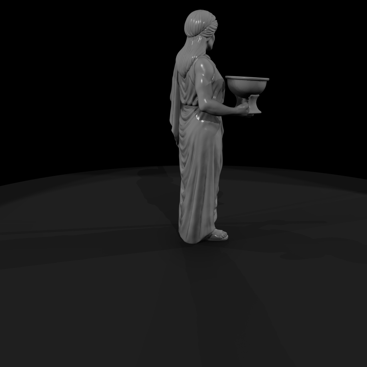 Myth 0293 Mythology Oracle Of Delphi Miniature Fig