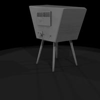 retro-television-3d-model — thumbnail 5