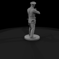 1920s Police Officer with Submachine Gun — thumbnail 4