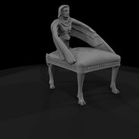 neoclassical-sphinx-accent-stool-miniature-diorama-prop-799650 — thumbnail 4