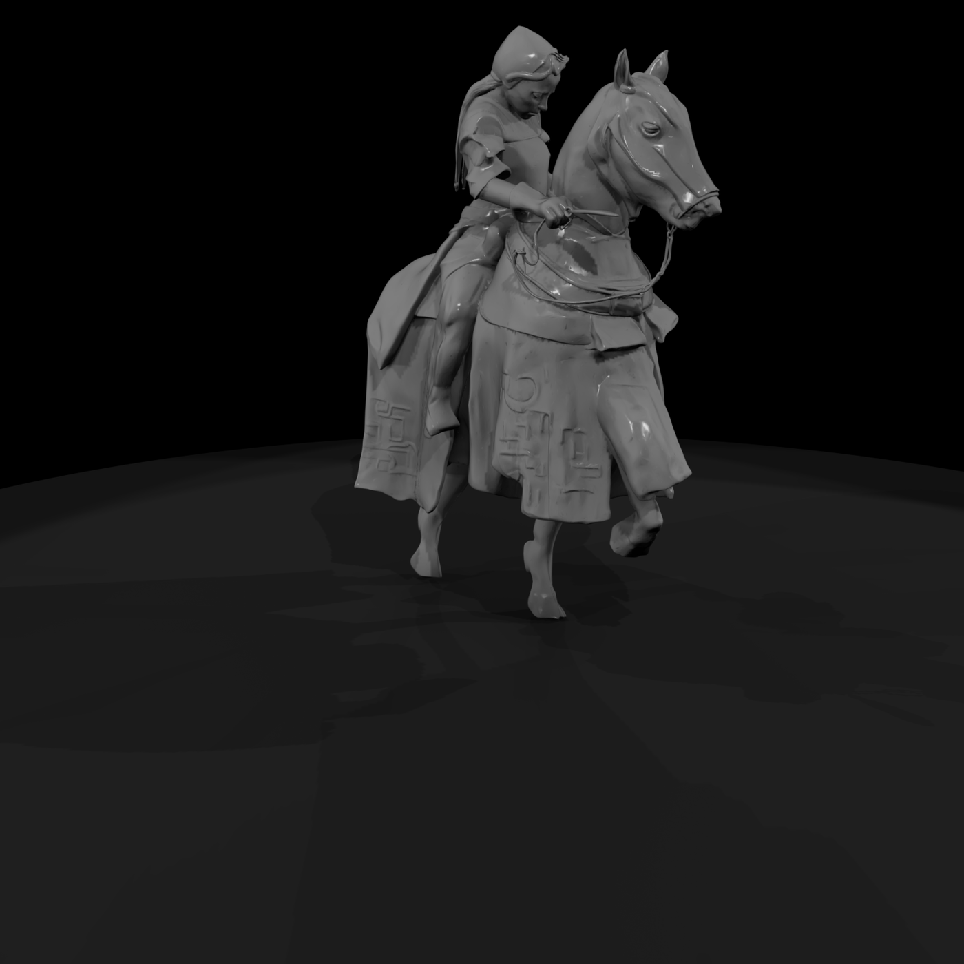 Medieval Mounted Rider