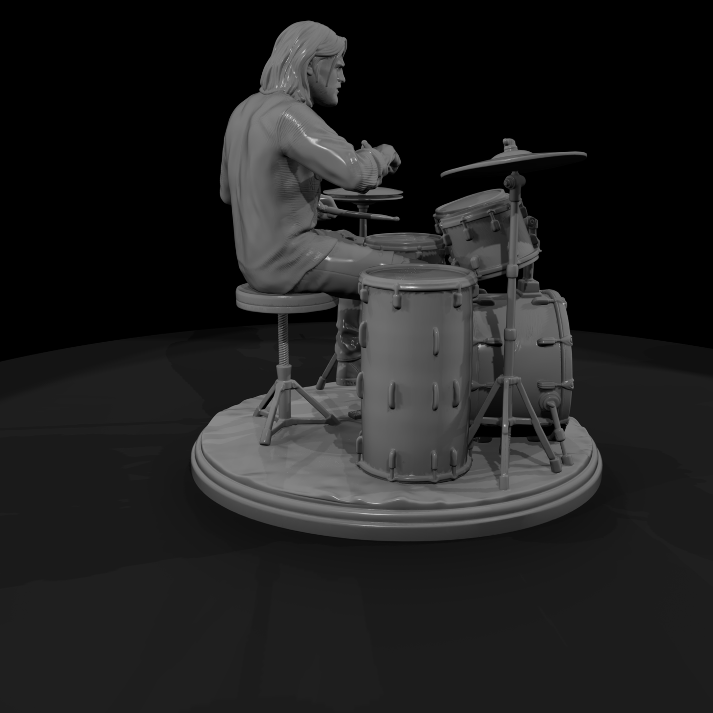 Bnd 196 Grunge Band Drums