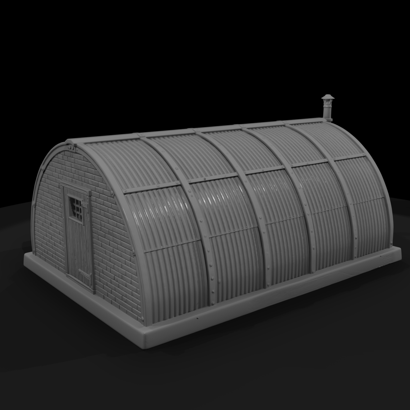 WWII Nissen Hut Barracks