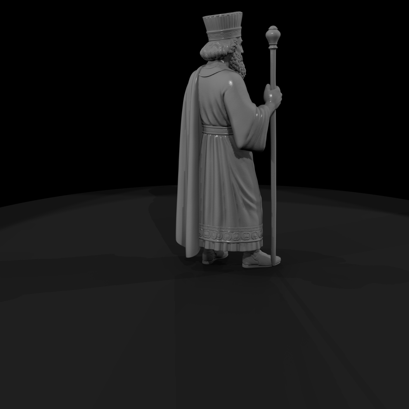 Hist 0013 Historical Xerxes I Miniature Figure