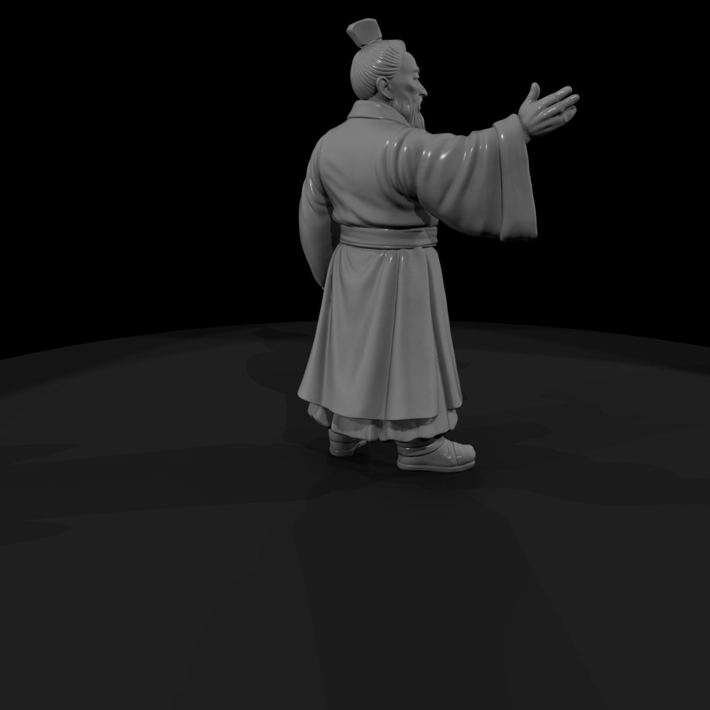 Hist 0051 Historical Sima Qian Miniature Figure