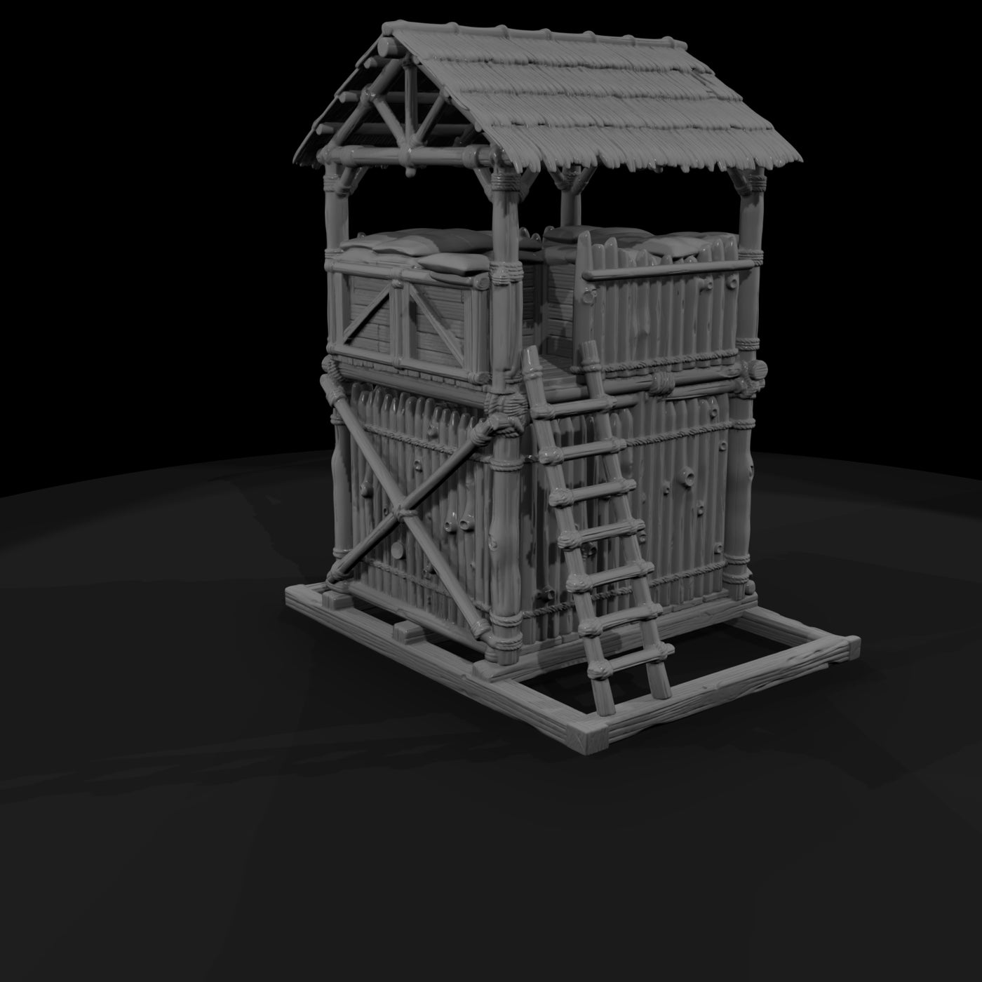 mil-017-ww2-pacific-palm-log-observation-tower
