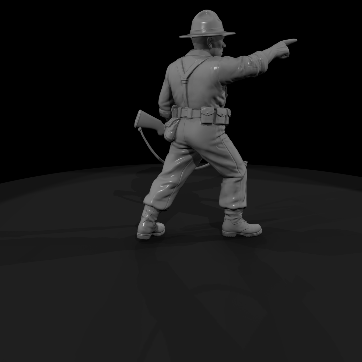 Ww2 Usmc 043 Wwii U S Marine Corps Nco Squad Leade