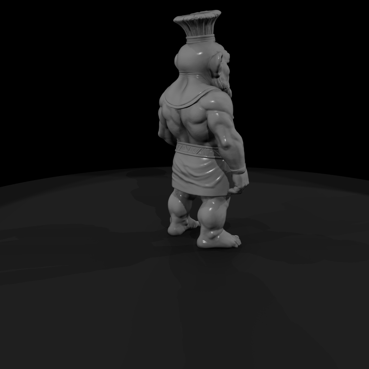 Myth 0361 Mythology Bes Miniature Figure