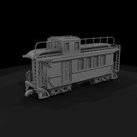 vintage-cupola-railroad-caboose-3d-printable-096195 — thumbnail 4