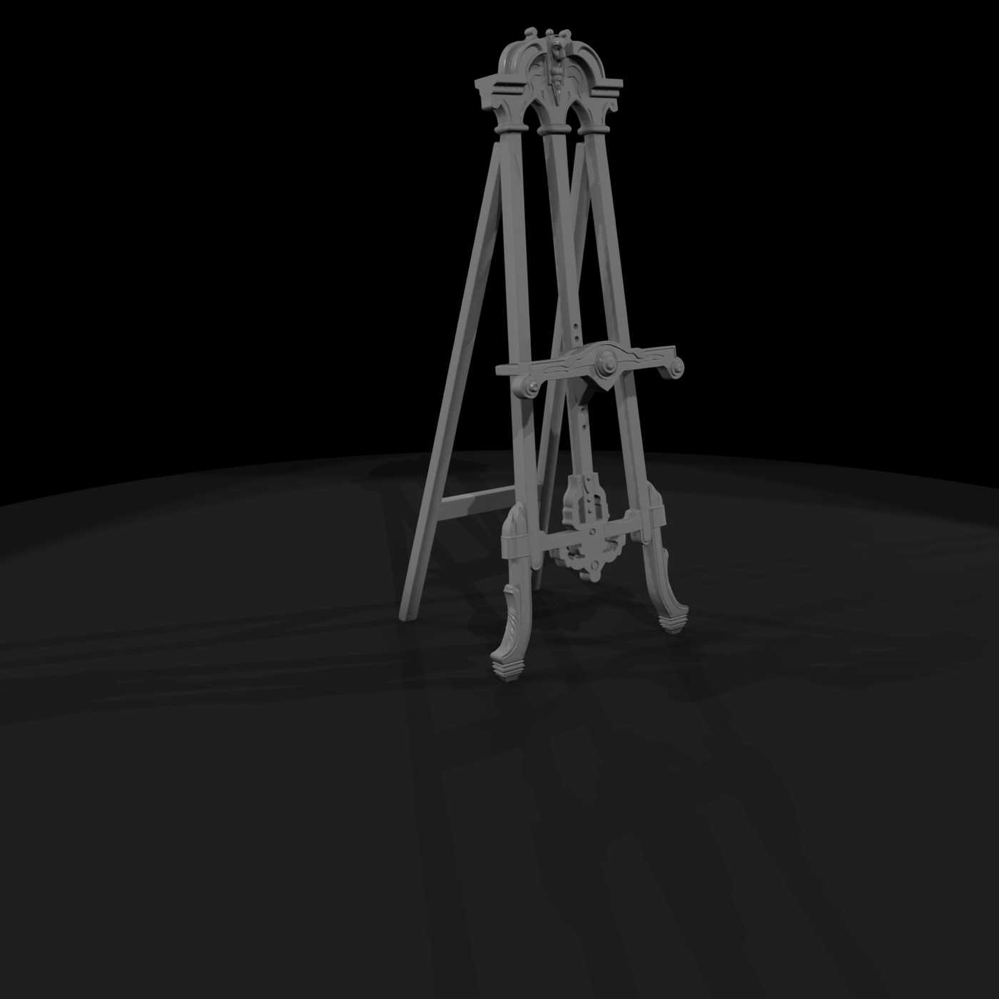 Ornate Rococo Victorian Art Easel