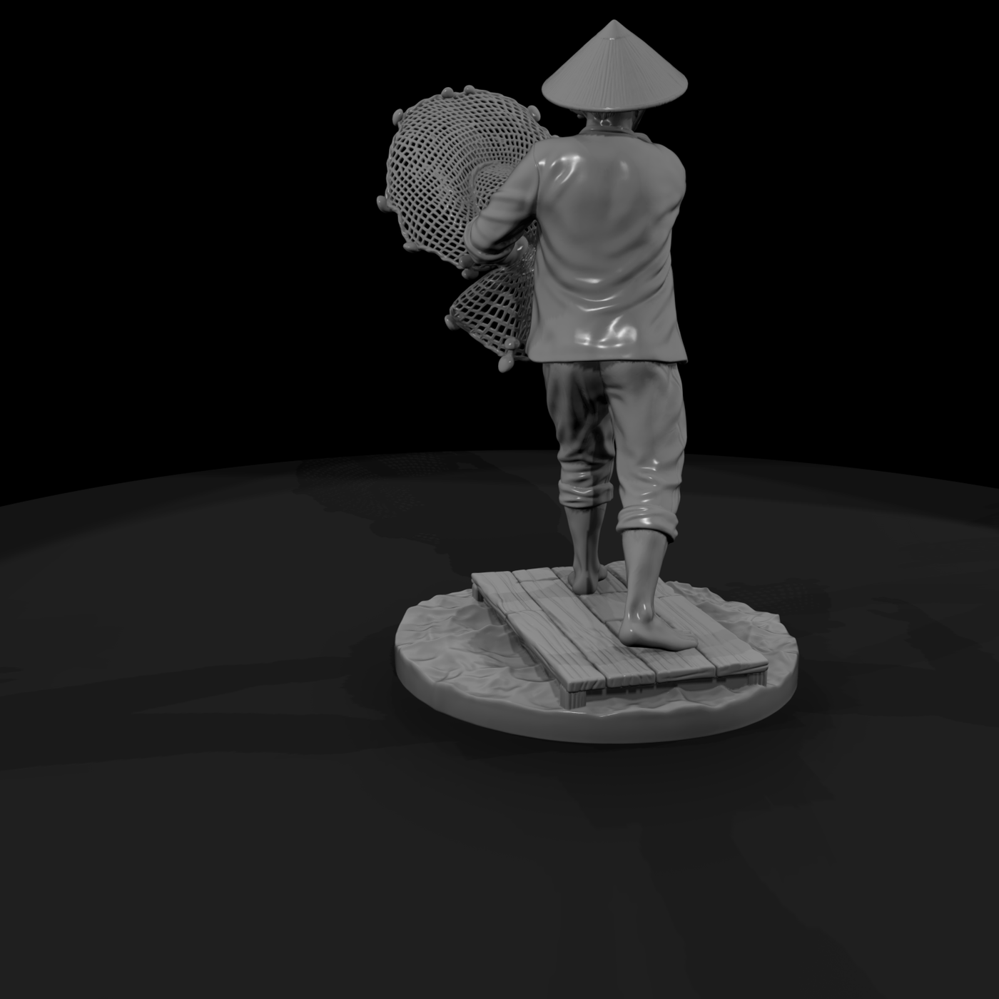 Vnh 085 Civilian Fisherman