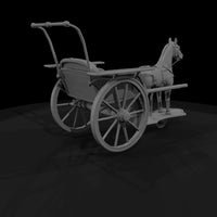 horse-drawn-carriage-3d-model — thumbnail 5