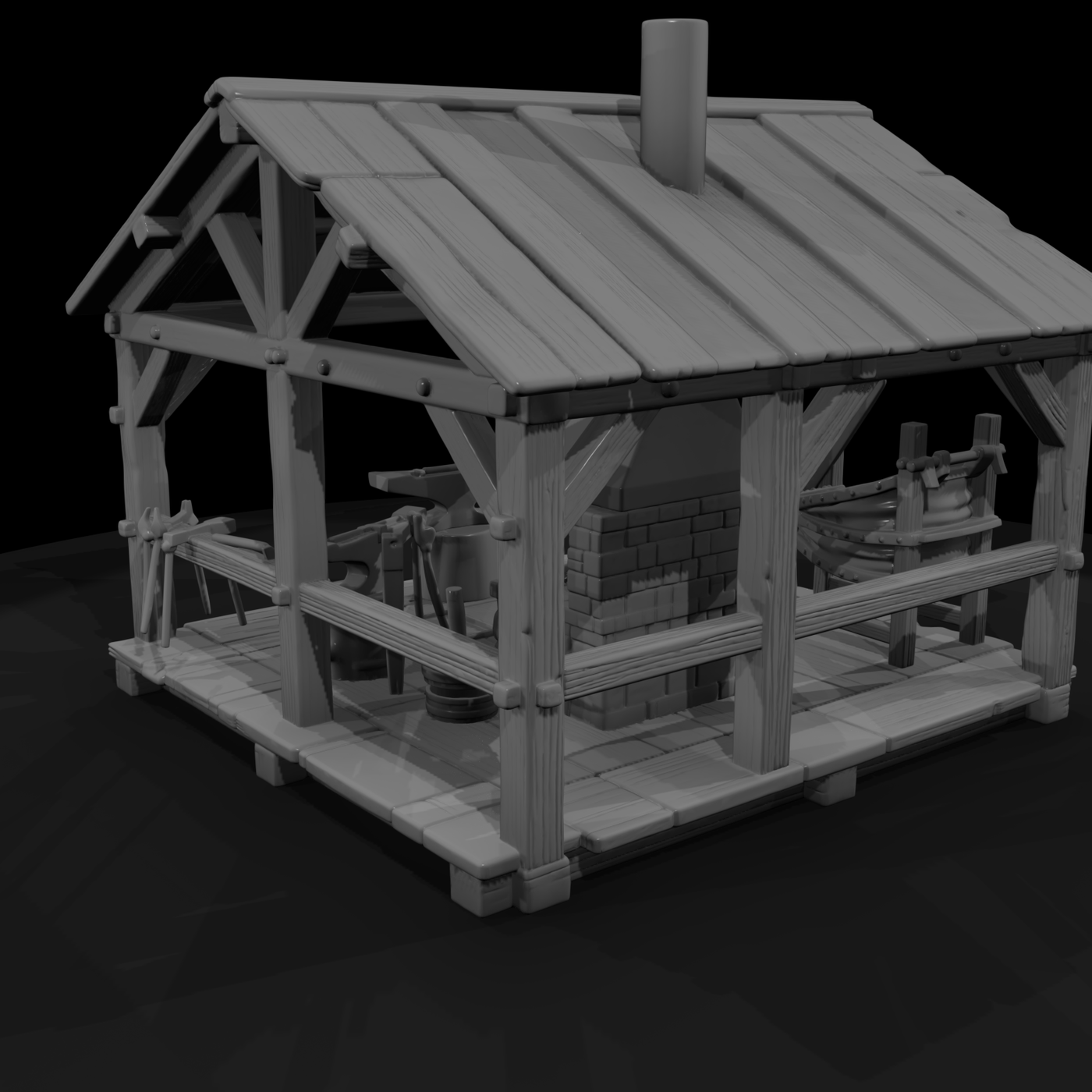 Mil 008 Civil War Field Forge Shop