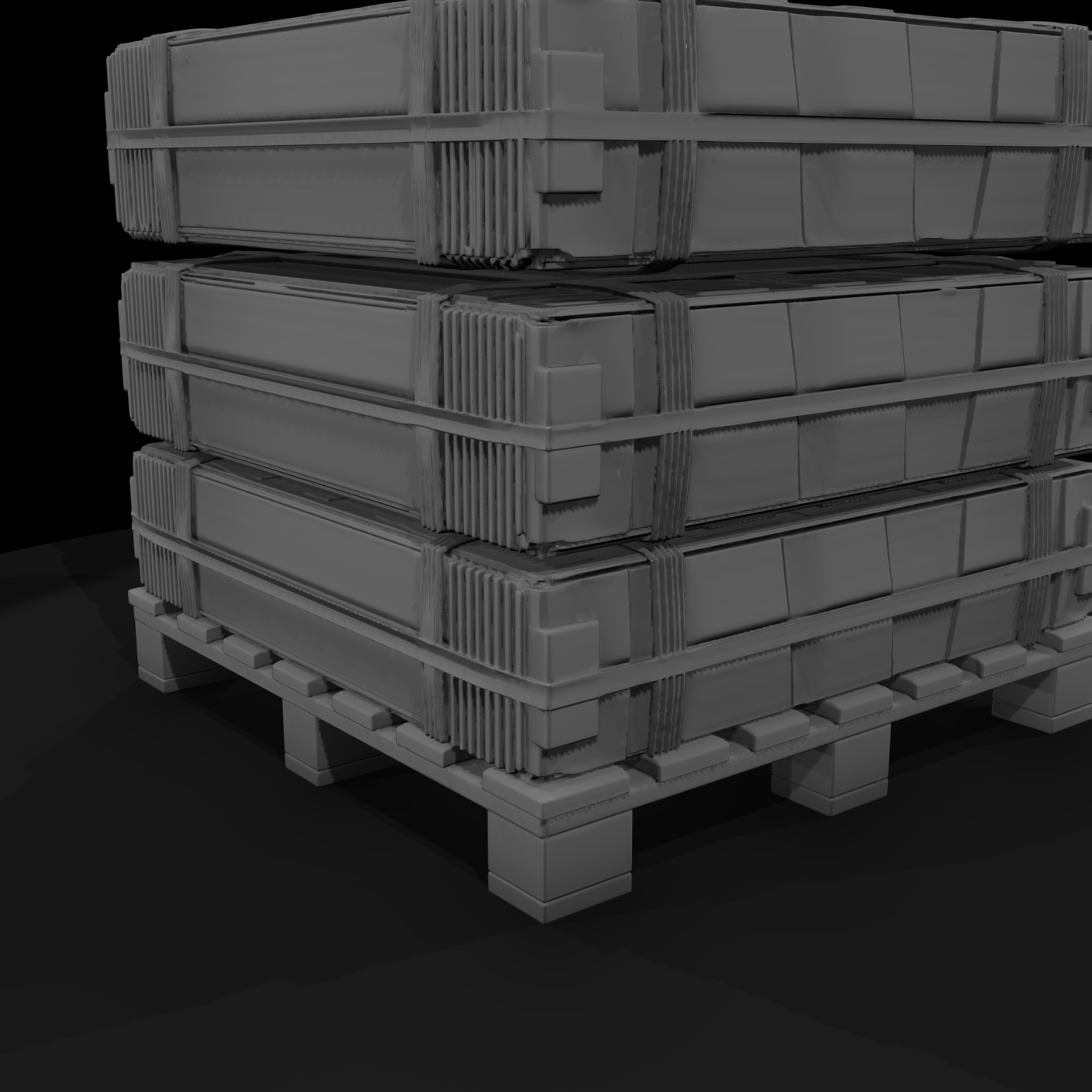 Palletized Roof Shingle Bundles on Pallet