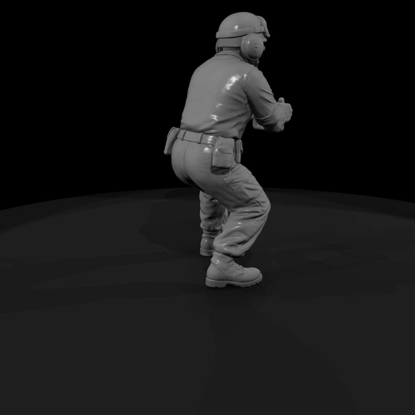 Mod Navy 019 Modern U S Navy Anti Aircraft Gunner