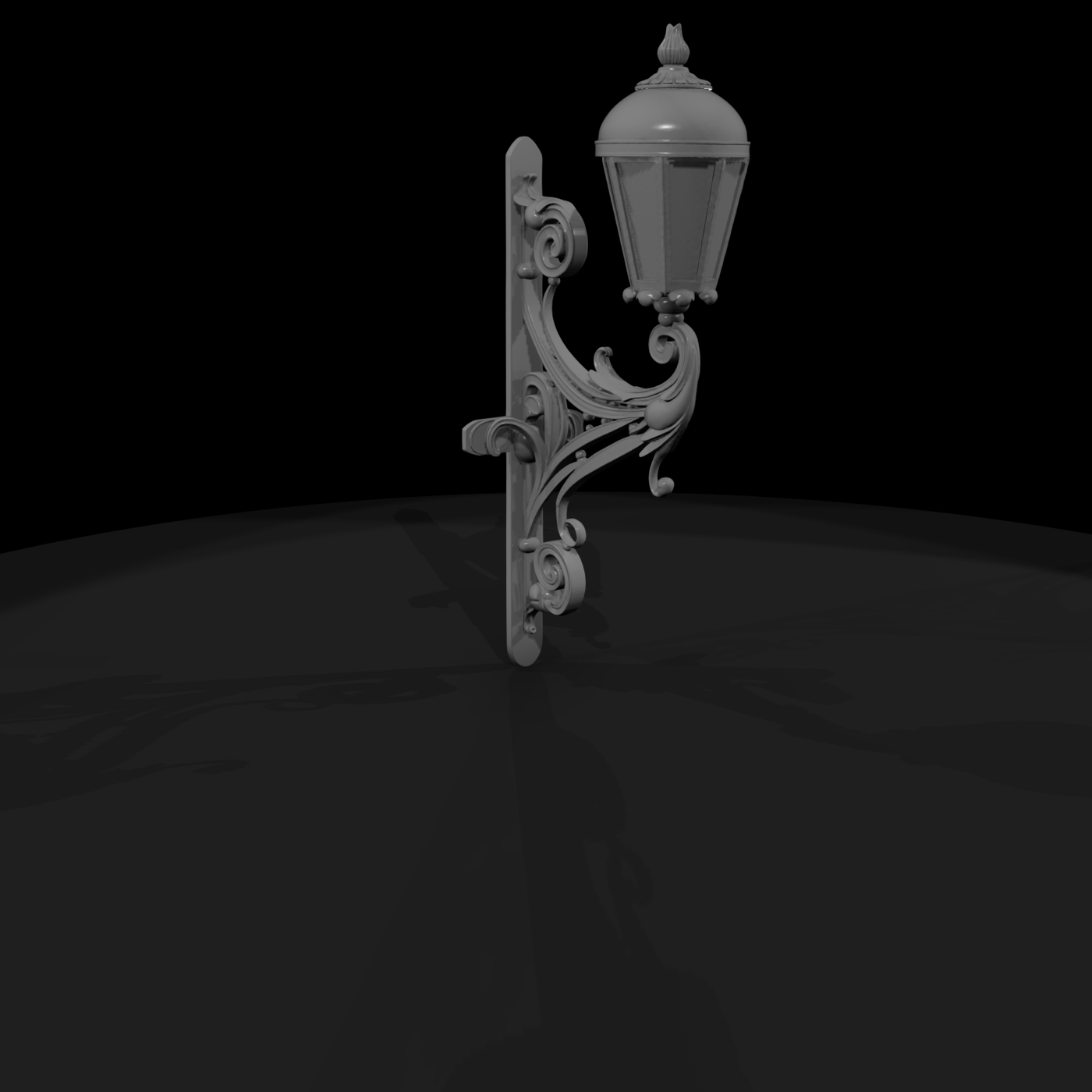 Victorian Ornate Wall Lantern