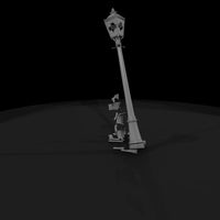 victorian-broken-street-lamppost-leaning-for-diorama-179544 — thumbnail 4