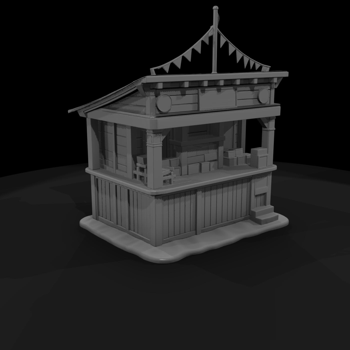 fireworks-stand-model