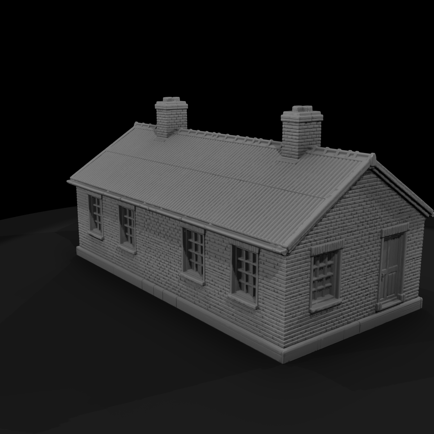 Mil 130 Ww2 England Officers Mess Hut