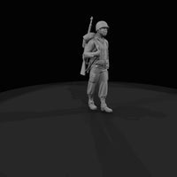 american-soldier-ww2-walking-a5-no-base — thumbnail 3