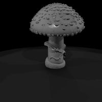 stylized-fly-agaric-mushroom-amanita-diorama-scatter-723041 — thumbnail 4