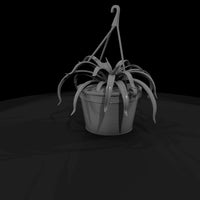 hanging-potted-spider-plant-3d-printable-miniature-330333 — thumbnail 4